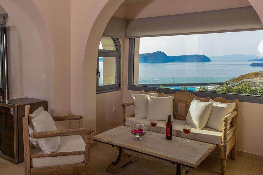 Our Villa Santorini อาโกรตีรี ภายนอก รูปภาพ
