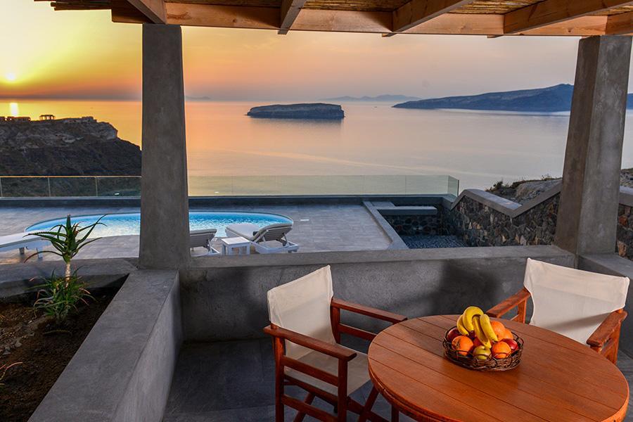 Our Villa Santorini อาโกรตีรี ภายนอก รูปภาพ