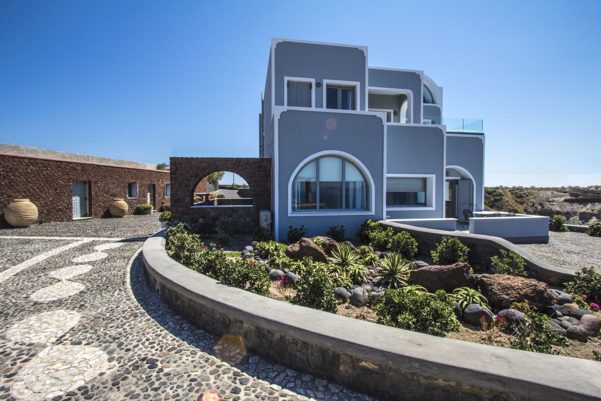 Our Villa Santorini อาโกรตีรี ภายนอก รูปภาพ