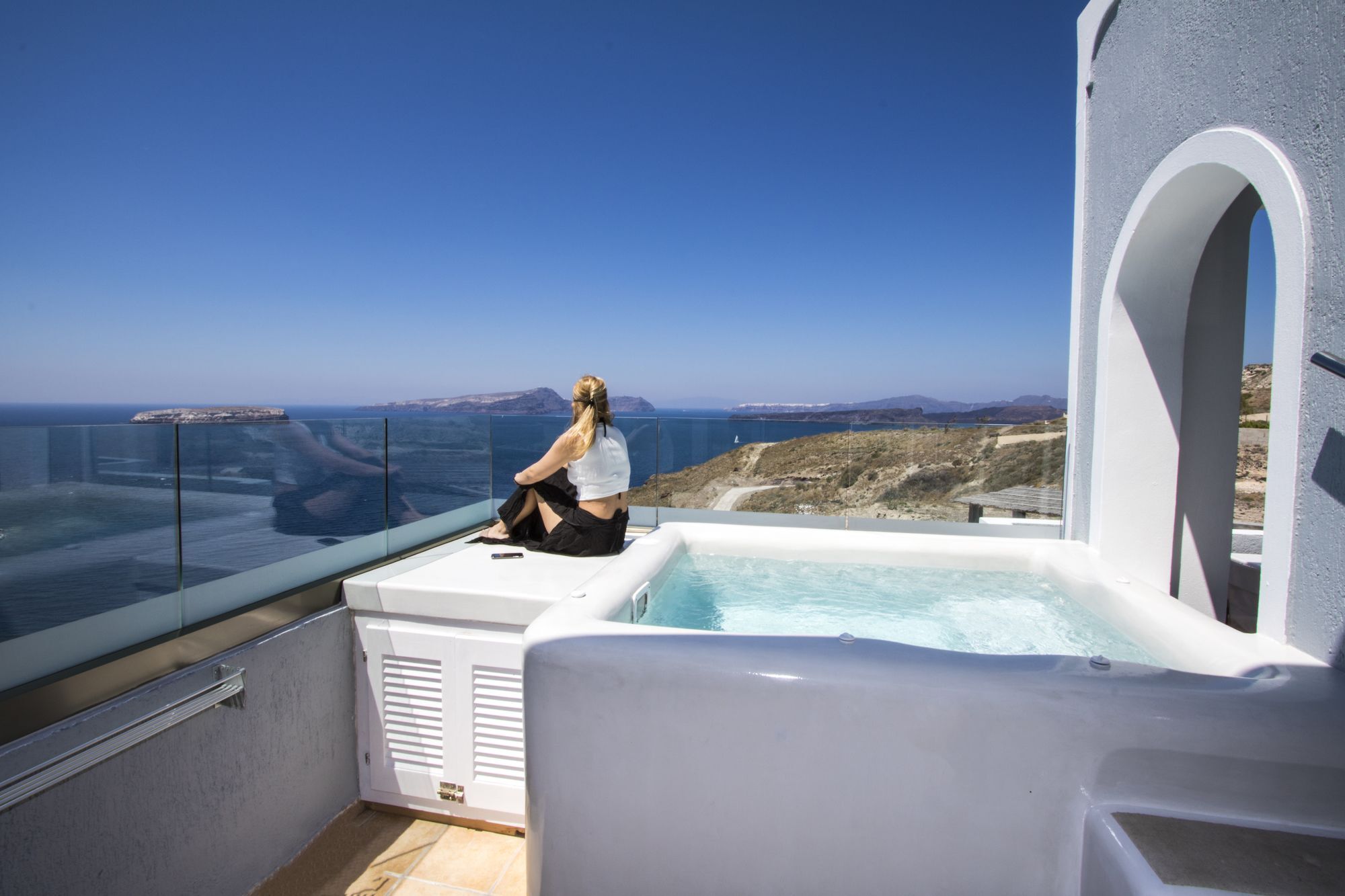 Our Villa Santorini อาโกรตีรี ภายนอก รูปภาพ