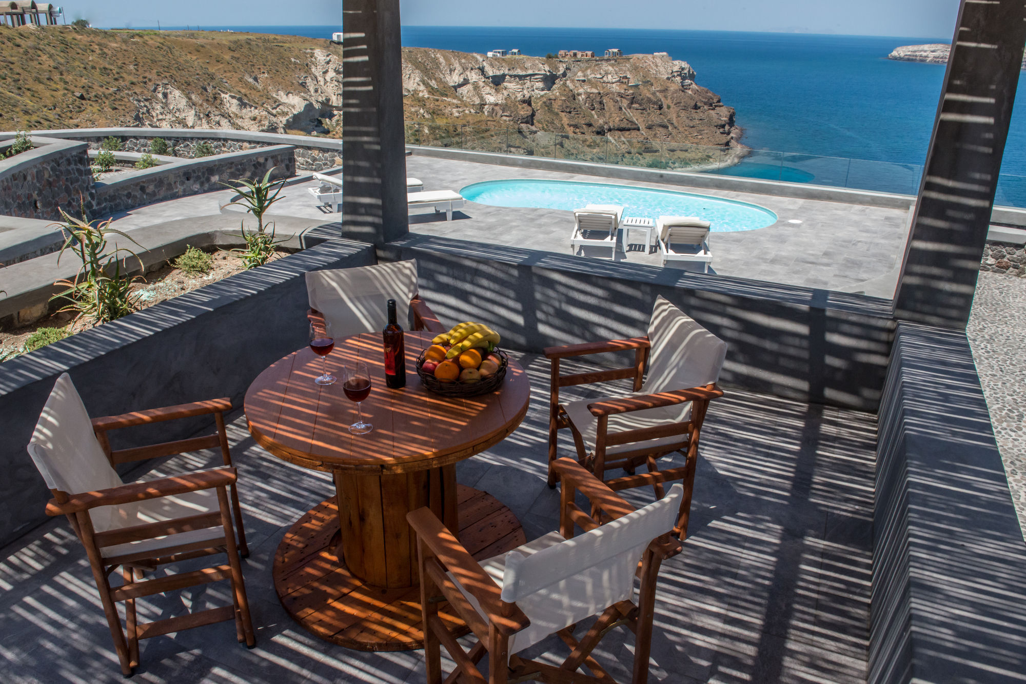 Our Villa Santorini อาโกรตีรี ภายนอก รูปภาพ